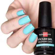 Гель-лак Sophin UV/LED № 0738, tiffany blue