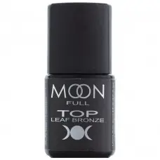 Топ с  блестками Moon Full Leaf Bronze без липкого слоя 8 мл