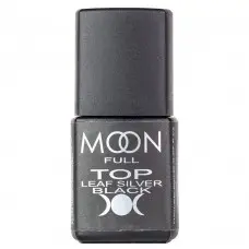 Топ для гель лака Moon Full Silver Black без липкого слоя 8 мл