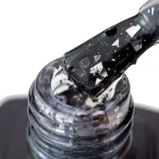 Топ для гель лака Moon Full Silver Black без липкого слоя 8 мл
