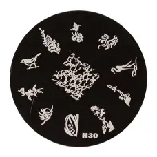 Пластина для стемпінгу Ronney Professional Stamping Palete RN 00405