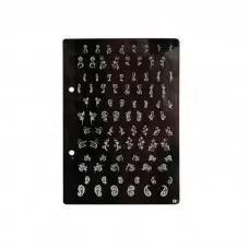 Пластина для стемпінгу Ronney Professional Stamping Palete RN 00407