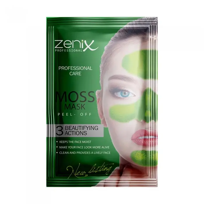 Маска-плівка пілінг Zenix з екстрактом Моху саше 15г, 8680075541046