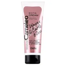 Крем биотиновый Delia cosmetics Cameleo Waves&Curls 60 секунд для волнистых и вьющихся волос, 250 мл