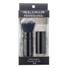 Кисть для пудры ELIXIR Retractable Powder 518 выдвижная