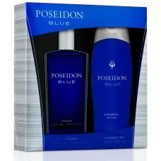 Косметичний набір для чоловіків Instituto Espanol POSEIDON BLUE HOMBRE  (туал.вода 150 мл + гель д/душу 250 мл)