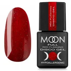 Светоотражающий Disсo Gel Moon Full Red Flashing № FD06, 8 мл