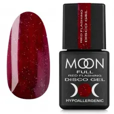 Светоотражающий Disсo Gel Moon Full Red Flashing № FD07, 8 мл
