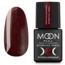 Светоотражающий Disсo Gel Moon Full Red Flashing № FD08, 8 мл