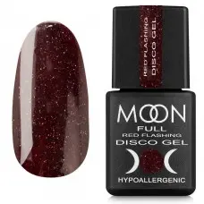 Светоотражающий Disсo Gel Moon Full Red Flashing № FD09, 8 мл