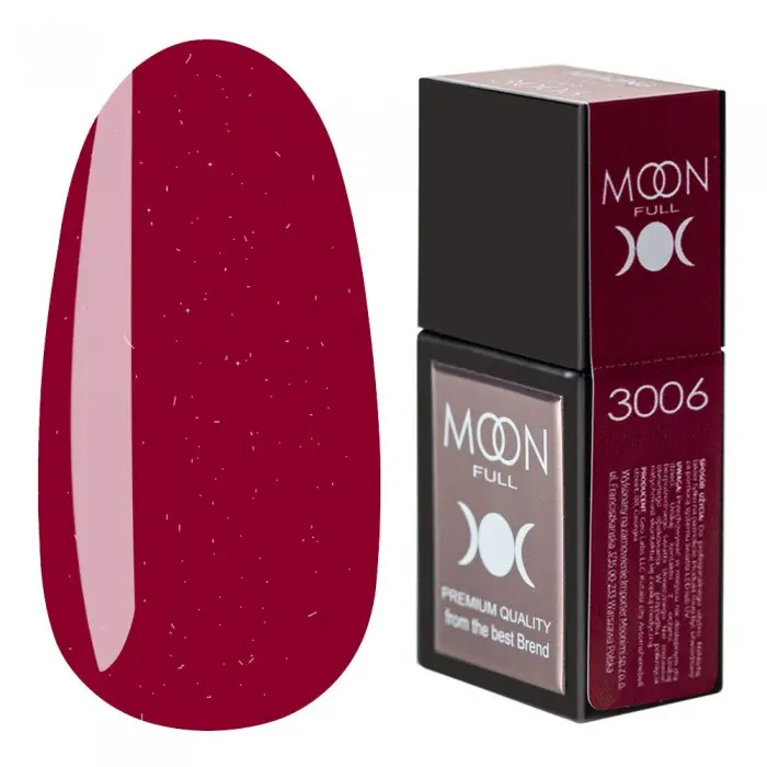Кольорова база для нігтів MOON FULL Amazing Color Base № 3006, 12 мл, 5905123017261
