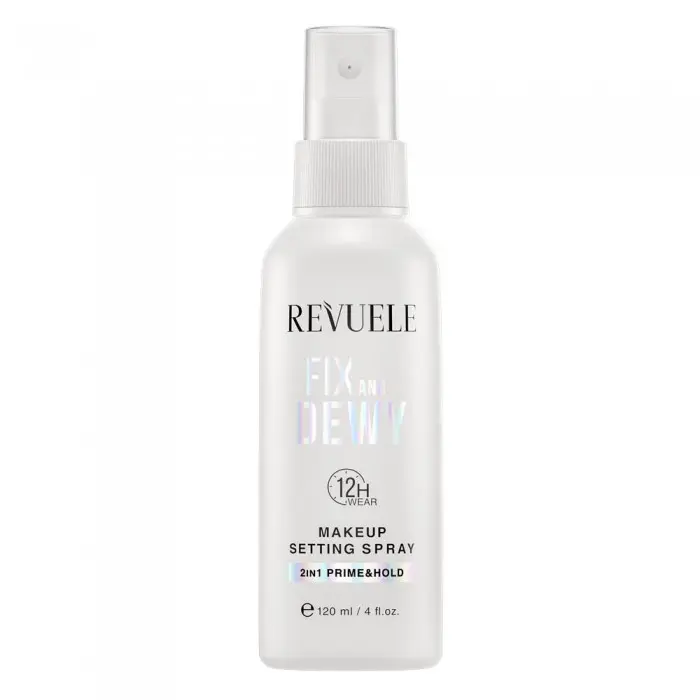 Спрей для фіксації макіяжу REVUELE MAKEUP SETTING SPRAY зволожуючий 120 мл, 5060565104815