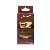Крем-фарба для брів і вій з окислювачем тон коричневий Permanent Color