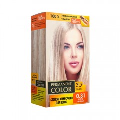 Крем-фарба Permanent Color тон блонд палевий №0.31 Аромат
