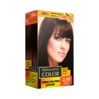 Крем-фарба Permanent Color тон каштан темний №2.40 Аромат