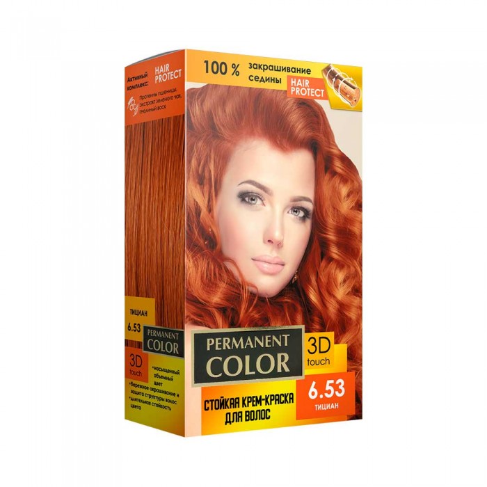 Крем-краска Аромат Permanent Color тон тициан №6.53