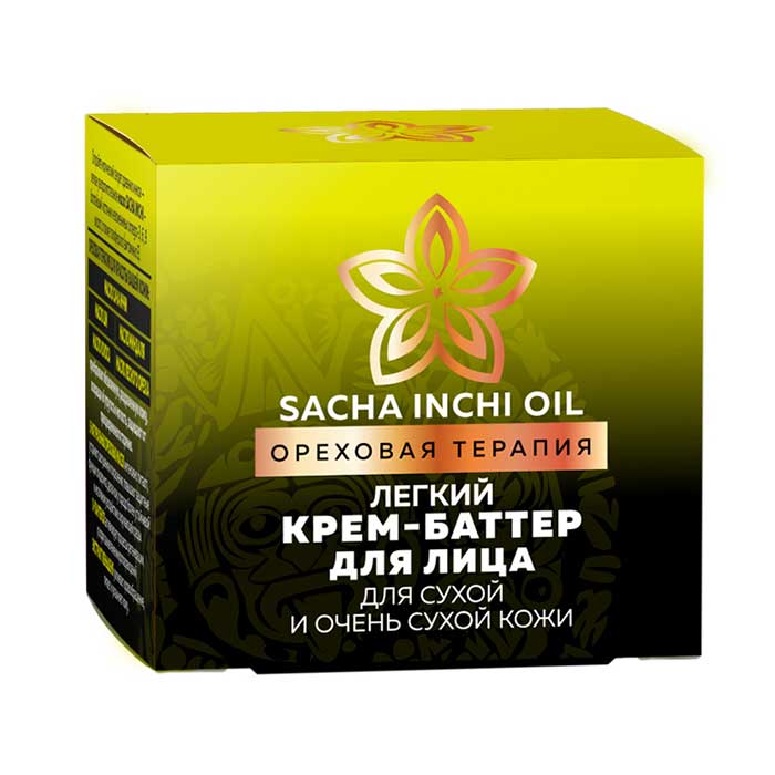 Крем-батер легкий для обличчя для сухої і дуже сухої шкіри Sacha Inchi Oil, 4813406008879