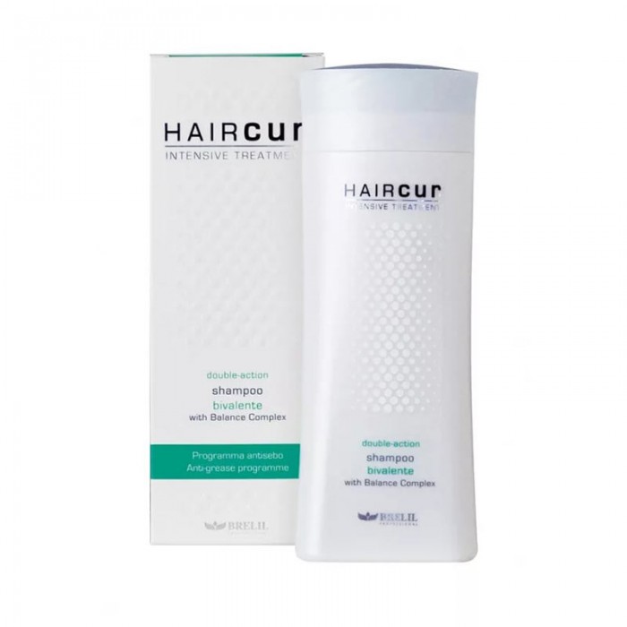 Шампунь двухфазный против жирных волос, 200 мл, Hair Cur Brelil