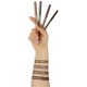 Олівець для брів механічний Brow Filler & Fix тон 504 Brown Люкс Візаж, 4811329031028