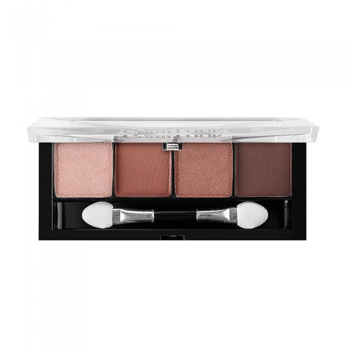 Тени матовые Glam Look 4-х цветные тон 07 розовая медь Люкс Визаж