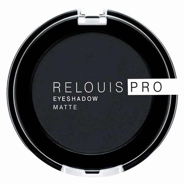 Тени для век Pro Eyeshadow Matte тон 17 carbon Relouis