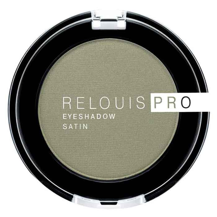 Тіні для повік Pro Eyeshadow Satin тон 35 green tea Relouis, 4810438018838