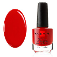 Лак для ногтей Sophin GelLac №627 красный, 12 мл