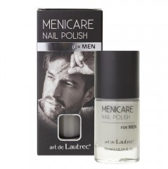 Мужской лак для ногтей с кондиционером Menicare №01 светло-серый Art de Lautrec