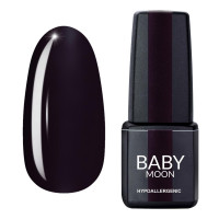 Гель лак Baby Moon Burgundy Gel polish №001 димчастий баклажан 6 мл