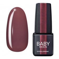 Гель лак Baby Moon Burgundy Gel polish №002 горький шоколад 6 мл