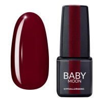 Гель лак Baby Moon Burgundy Gel polish №005 кармінний 6 мл