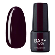 Гель лак Baby Moon Burgundy Gel polish №010 брусничний темний 6 мл