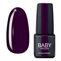 Гель лак Baby Moon Burgundy Gel polish №011 темно-сливовий 6 мл