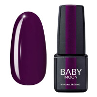 Гель лак Baby Moon Burgundy Gel polish №012 сливовий 6 мл