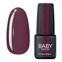 Гель лак Baby Moon Burgundy Gel polish №014 коричнево-серый 6 мл