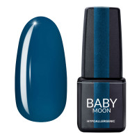 Гель лак Baby Moon Cold Ocean Gel polish №004 темно-бірюзовий 6 мл