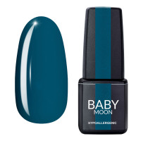 Гель лак Baby Moon Cold Ocean Gel polish №006 сіро-зелений 6 мл