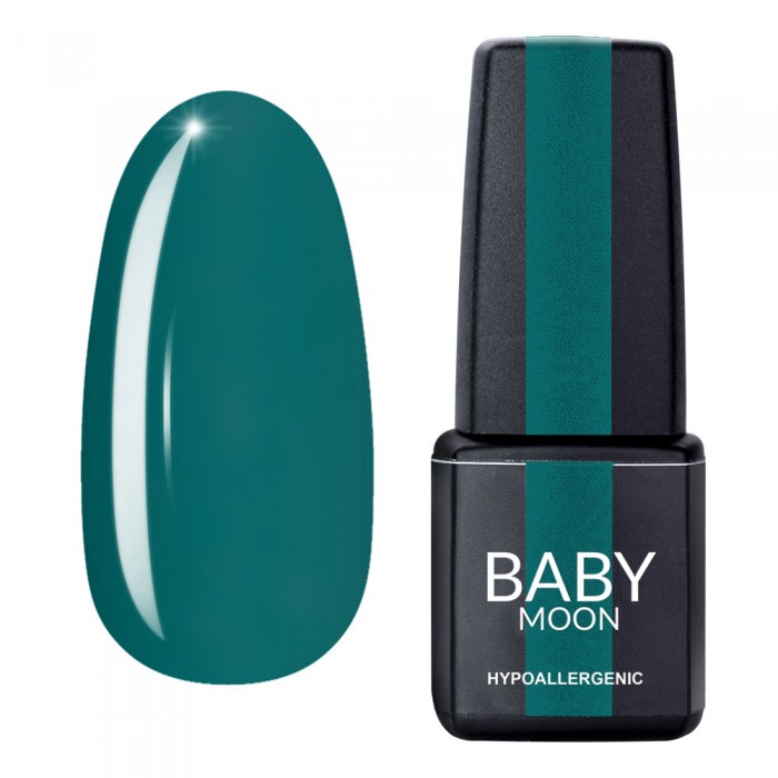 Гель лак Baby Moon Cold Ocean Gel polish №009 мятно-бирюзовый 6 мл