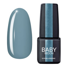 Гель лак Baby Moon Cold Ocean Gel polish №011 світло-сірий з блакитним підтоном 6 мл