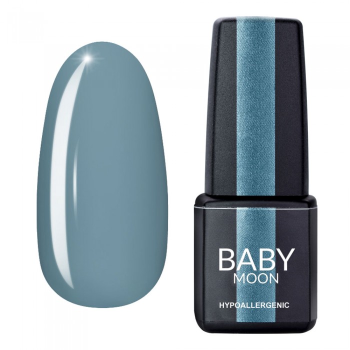 Гель лак Baby Moon Cold Ocean Gel polish №011 светло-серый с голубым подтоном 6 мл