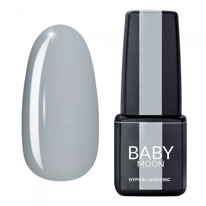 Гель лак Baby Moon Cold Ocean Gel polish №013 серо-голубой 6 мл