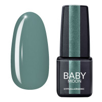 Гель лак Baby Moon Cold Ocean Gel polish №015 сірий димчастий 6 мл