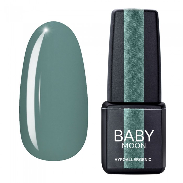Гель лак Baby Moon Cold Ocean Gel polish №015 серый дымчатый 6 мл