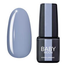 Гель лак Baby Moon Cold Ocean Gel polish №018 сіро-блакитний з бузковим відтінком 6 мл