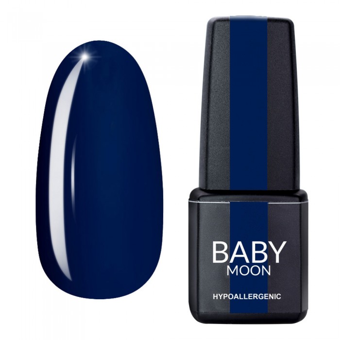 Гель лак Baby Moon Cold Ocean Gel polish №027 синій димчастий 6 мл, 5908254001277