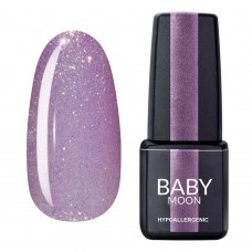 Гель лак Baby Moon Dance Diamond Gel polish №004 светло-сиреневый с золотистым шиммером 6 мл