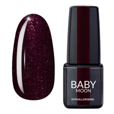 Гель лак Baby Moon Dance Diamond Gel polish №012 спелая вишня, шиммер 6 мл