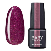 Гель лак Baby Moon Dance Diamond Gel polish №013 бордово-рожевий шиммерний 6 мл