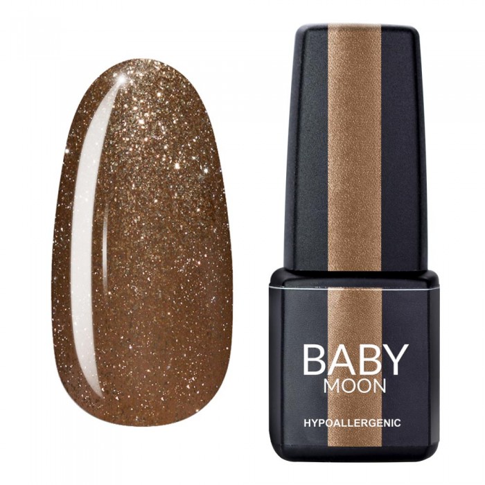 Гель лак Baby Moon Dance Diamond Gel polish №015 золотисто-бежевий з дрібним шиммером 6 мл, 5908254001680