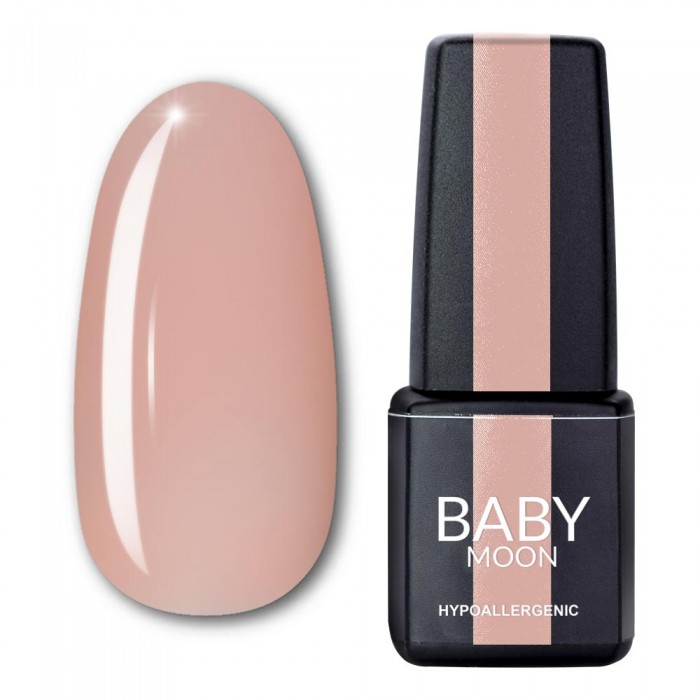 Гель лак Baby Moon Dolce Rose Gel polish №001 светлый персик 6 мл